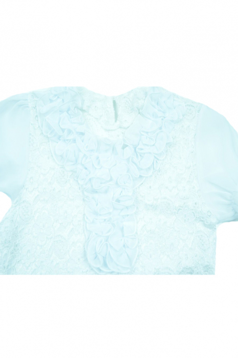 Bluza cu maneca scurta pentru fete Catherine CTHR-11A-128, Alb [2]