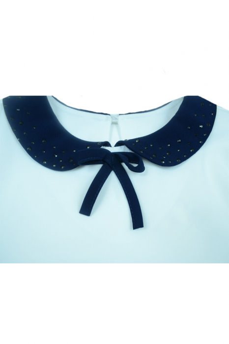 Bluza cu maneca scurta pentru fete Jolanda JL4-128, Alb [3]