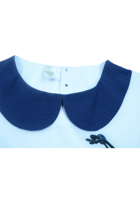 Bluza cu maneca scurta pentru fete Umbo UMB33-A-128, Alb [2]