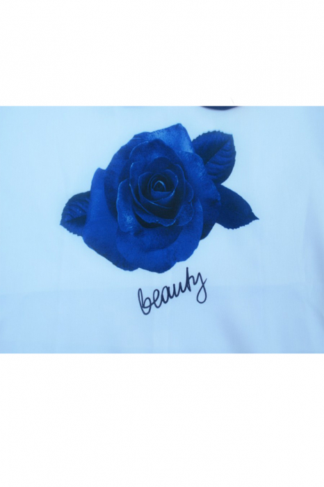 Bluza cu maneca scurta pentru fete Umbo UMB34-A-128, Alb [4]