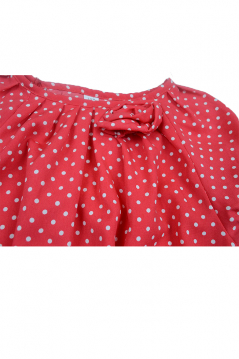 Bluza cu maneca scurta pentru fete Alessia ALS-001-128, Coral [3]