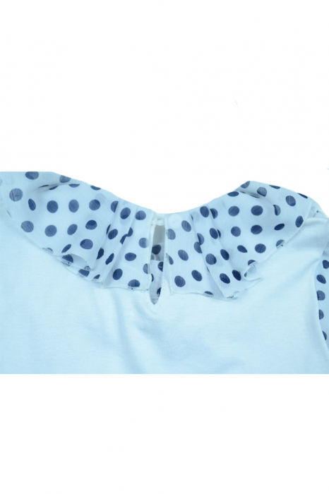 Bluza cu maneca scurta pentru fete Chaterine CHTR1-128, Alb [4]