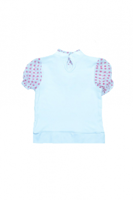Bluza cu maneca scurta pentru fete Chaterine CHTR3-128, Alb [3]