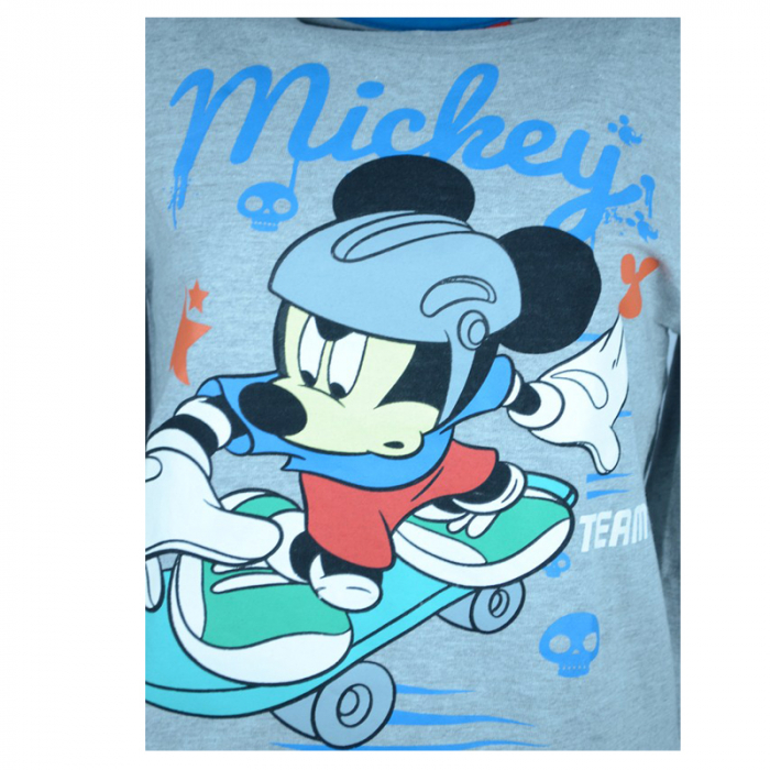 Bluza pentru baieti Disney Mickey Mouse DISM-KTJL45674G-128, Gri [2]