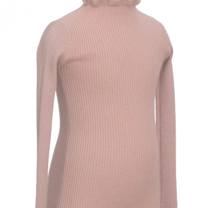 Pulover cu maneca lunga pentru fete Denim Collection R8147, Roz [3]