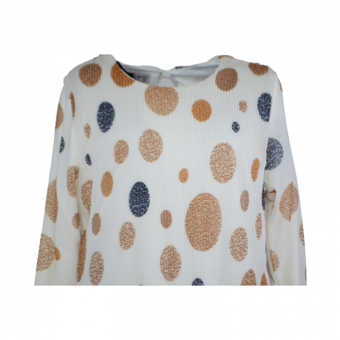 Bluza cu maneca lunga pentru fete Mini Junior 3797-C, Multicolor [3]