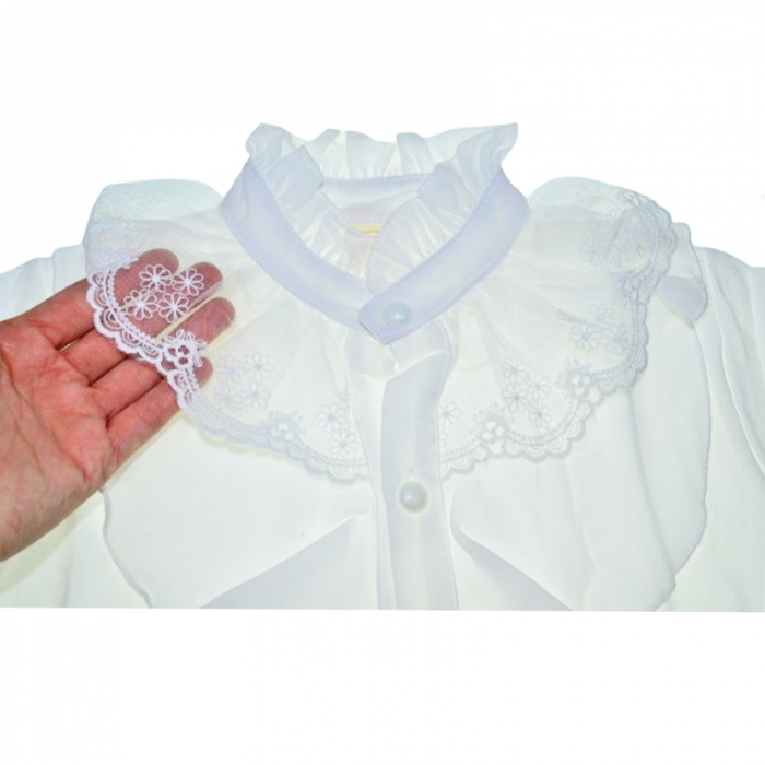 Camasa pentru fete Mini Junior BLZMJ-4, Alb [3]