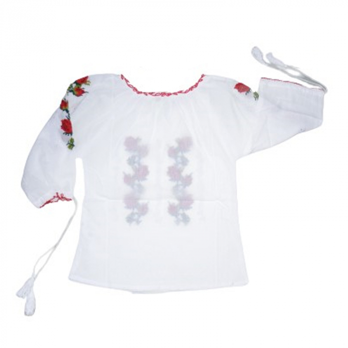 Bluza tip ie 3/4 pentru fete Mini Junior MRI-28, Alb [3]