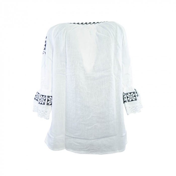 Bluza tip ie 3/4 pentru fete Mini Junior MRI-15, Alb [2]