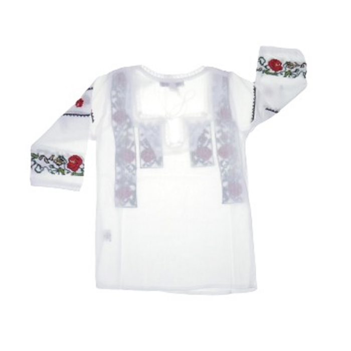 Bluza tip ie 3/4 pentru fete Mini Junior MRI-29, Alb [3]