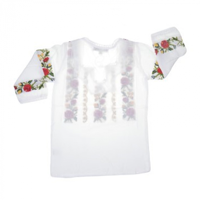 Bluza tip ie 3/4 pentru fete Mini Junior MRI-30, Alb [3]