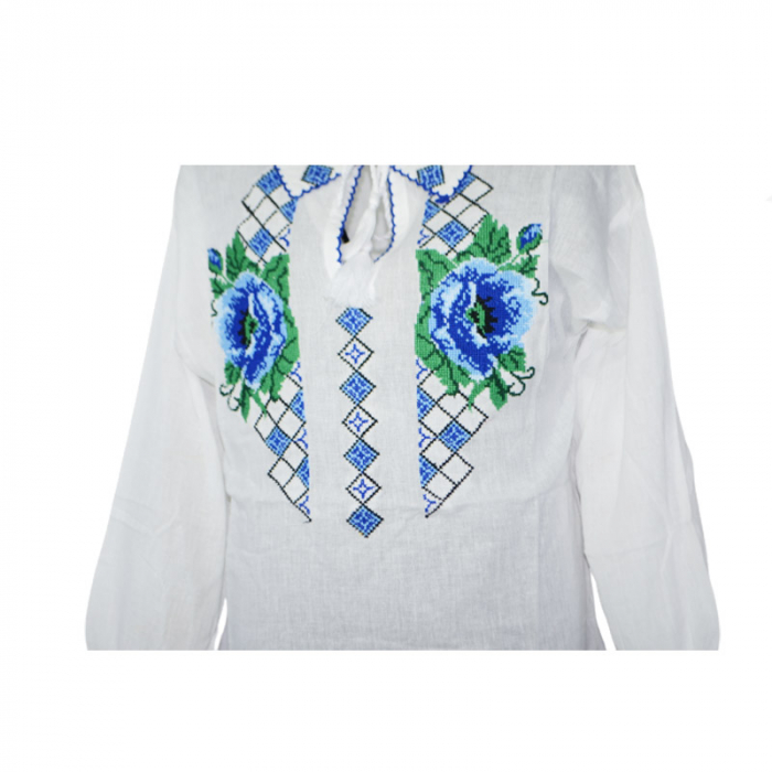 Bluza tip ie 3/4 pentru fete Mini Junior MRI-12, Alb [3]
