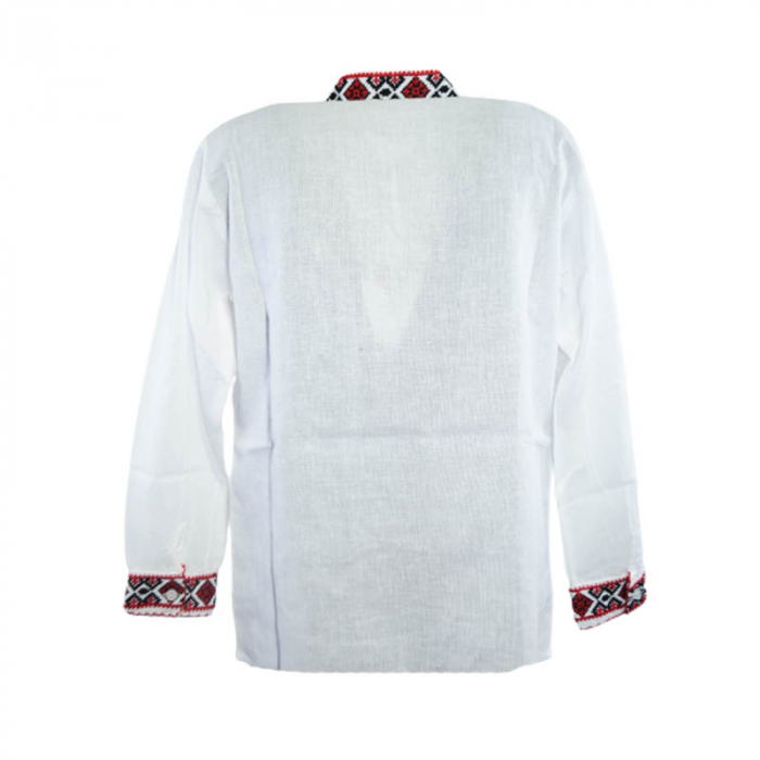 Bluza tip ie cu maneca lunga pentru baieti Mini Junior MRI-19, Alb [2]