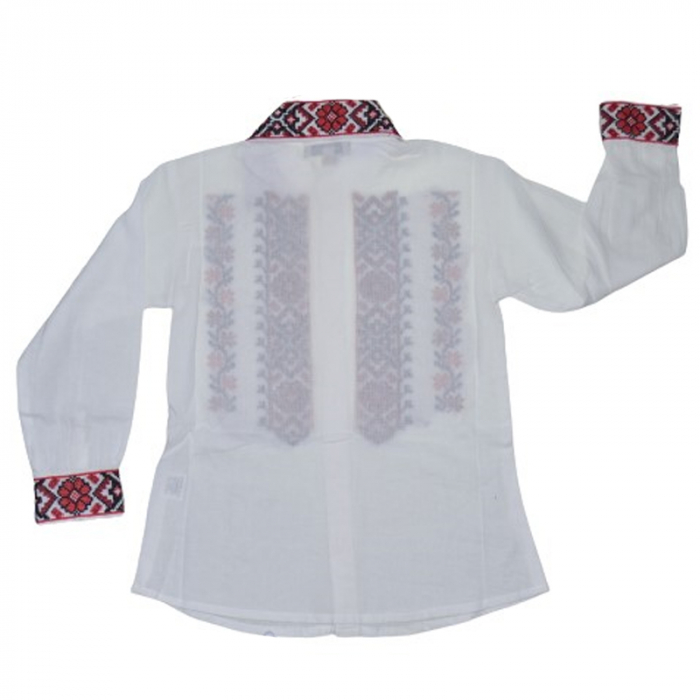 Bluza tip ie cu maneca lunga pentru baieti Mini Junior MRI-24, Alb [3]