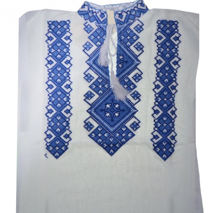 Bluza tip ie cu maneca lunga pentru baieti Mini Junior MRI-27, Alb [2]
