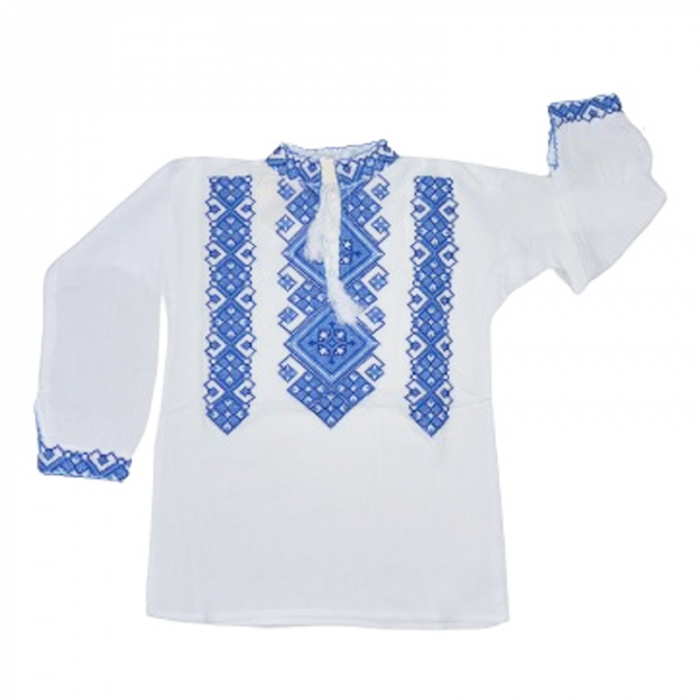 Bluza tip ie cu maneca lunga pentru baieti Mini Junior MRI-27, Alb [1]