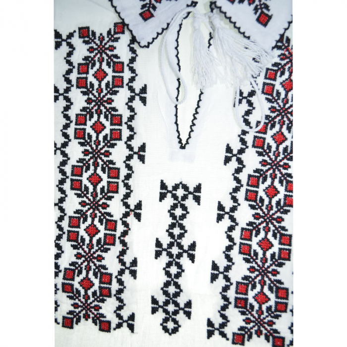 Bluza tip ie cu maneca lunga pentru baieti Mini Junior MRI-32, Alb [3]