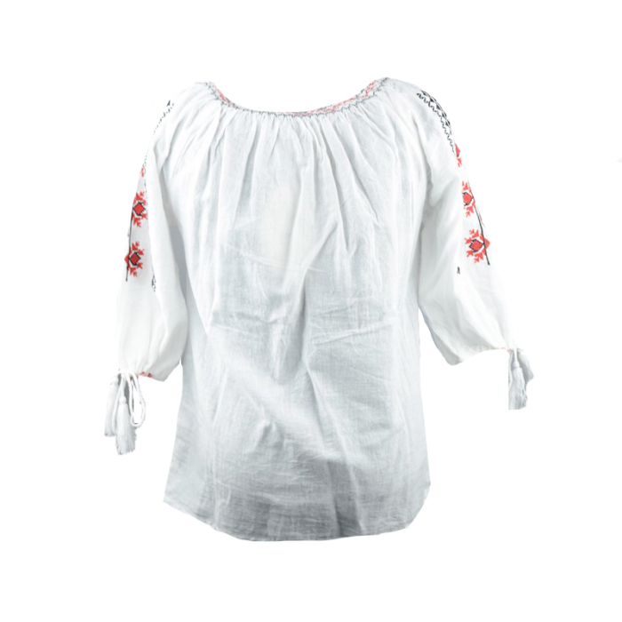 Bluza tip ie pentru fete Mini Junior BEF-02-152-158, Alb [2]