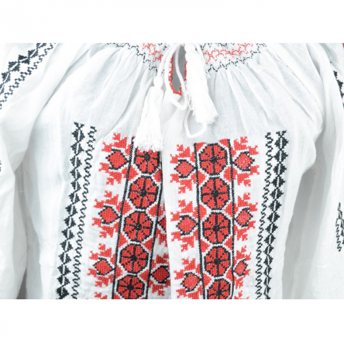 Bluza tip ie pentru fete Mini Junior BEF-02-152-158, Alb [3]