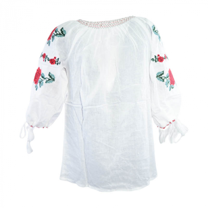 Bluza tip ie 3/4 pentru fete Mini Junior MRI-14, Alb [2]
