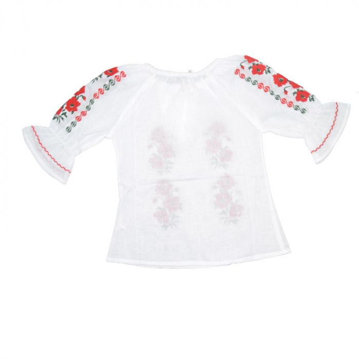 Bluza tip ie pentru fete Mini Junior MRII-1, Alb [2]