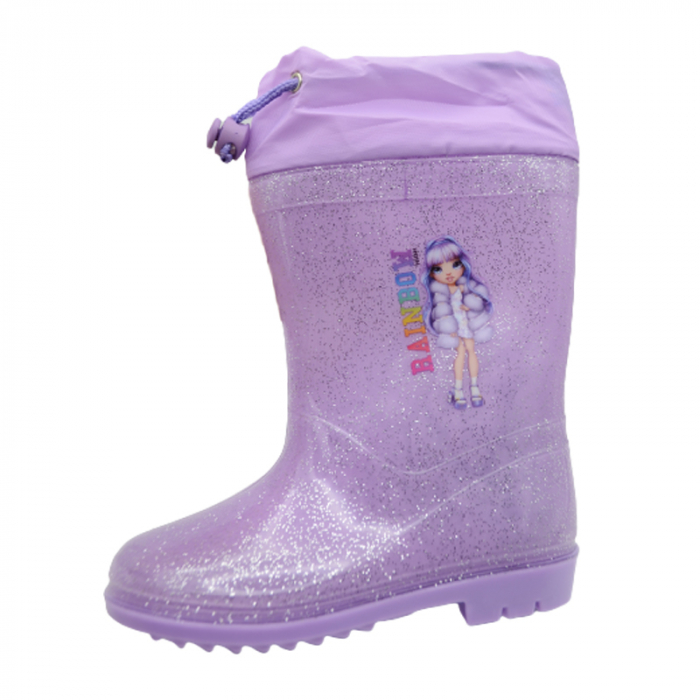 Cizme din cauciuc pentru fete Mini Junior 84220-552M-25-26, Mov [3]