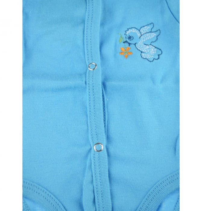 Body cu maneca lunga pentru baieti Pifou Model 11 M11-AL1-46-50, Albastru [3]