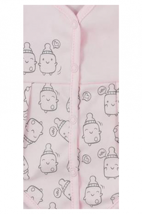 Body cu maneca lunga pentru fete Butelki Koala 06-694R_62 cm, Roz [3]