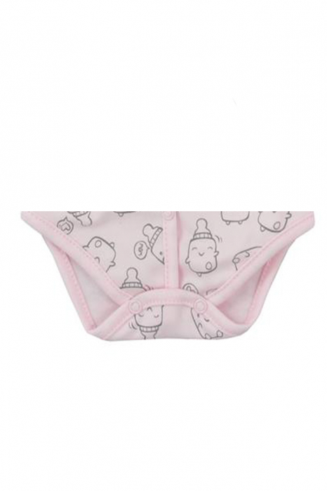 Body cu maneca lunga pentru fete Butelki Koala 06-694R_62 cm, Roz [2]