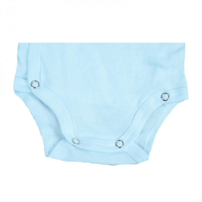 Body cu maneca lunga pentru copii Pifou Model 10 M10-1A-54-58-cm, Alb [2]