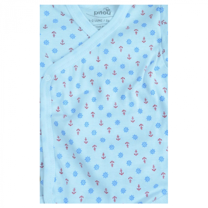 Body cu maneca lunga pentru copii Pifou Model 10 M10-A18-56, Multicolor [3]