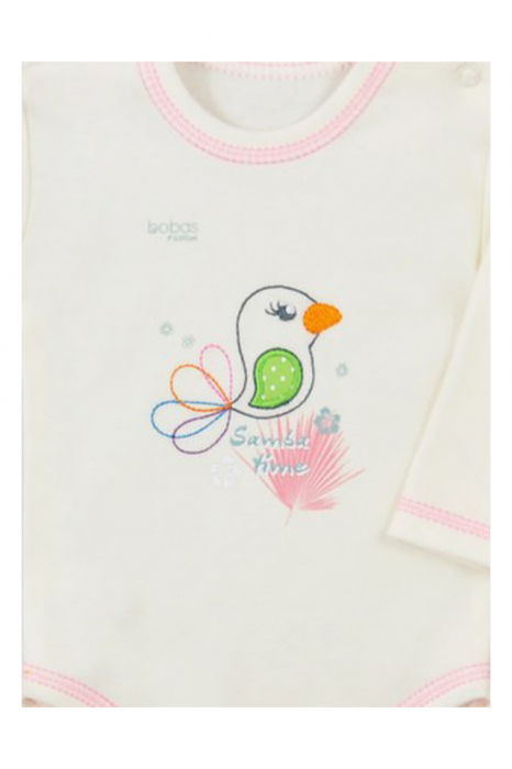 Body cu maneca lunga pentru copii Samba Koala 3901-C-68, Crem [3]