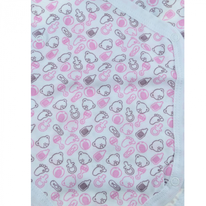 Body cu maneca lunga pentru fete Pifou Model 10 ML M10ML-R1-50, Multicolor [3]