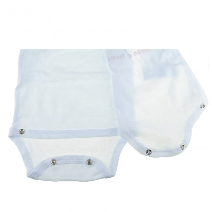 Body cu maneca lunga pentru copii Pifou Model 10 ML M10ML7-A1-70-76-cm, Alb [2]