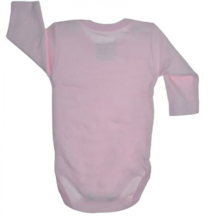 Body cu maneca lunga pentru fete BabyToo BB1511R, Roz [3]