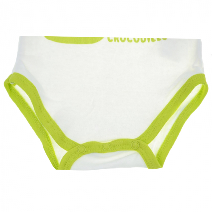 Body cu maneca lunga pentru baieti E Plus M 59754-86-cm, Alb [3]