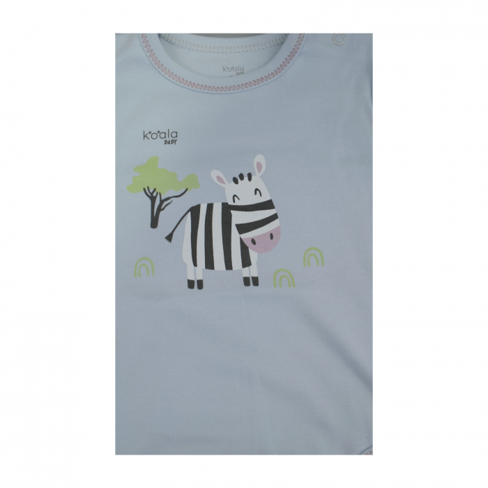 Body cu maneca lunga pentru baieti Koala Happy Baby 07-499A_74 cm, Albastru [3]