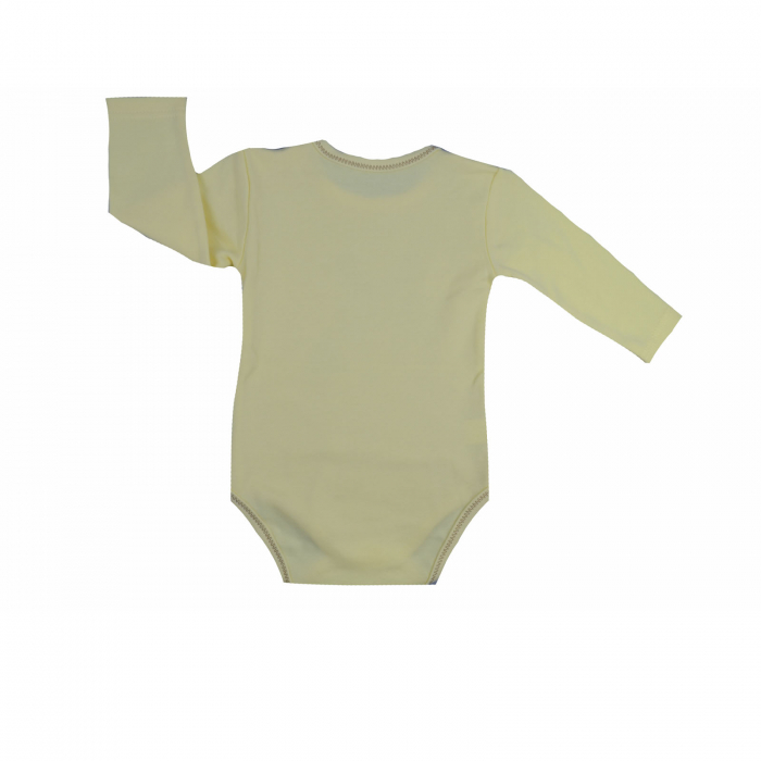 Body cu maneca lunga pentru baieti Koala Happy Baby 07-499GN_74 cm-2332, Galben [2]