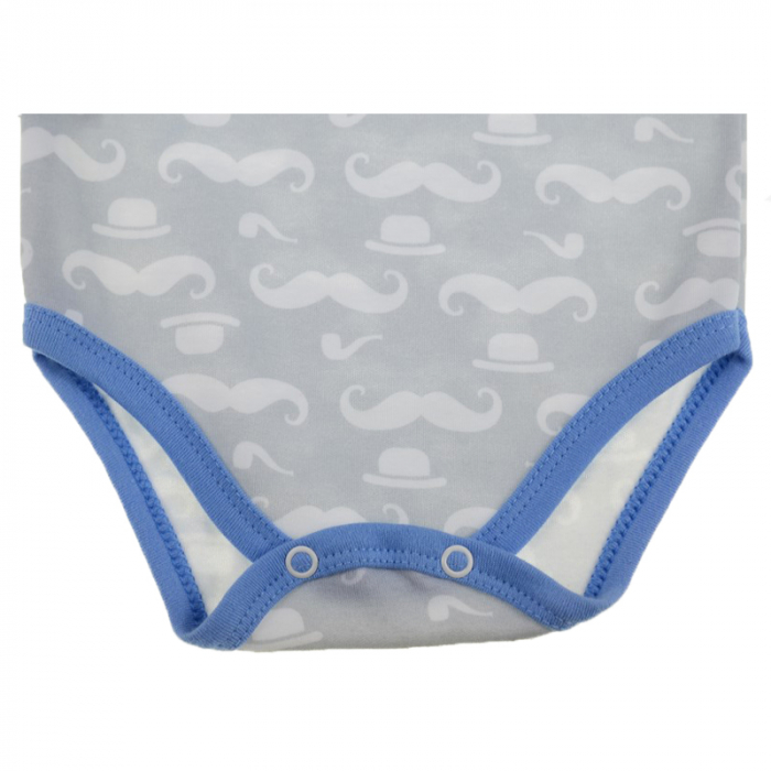 Body cu maneca lunga pentru baieti Koala Hipster 04-939G-80-cm, Gri [3]