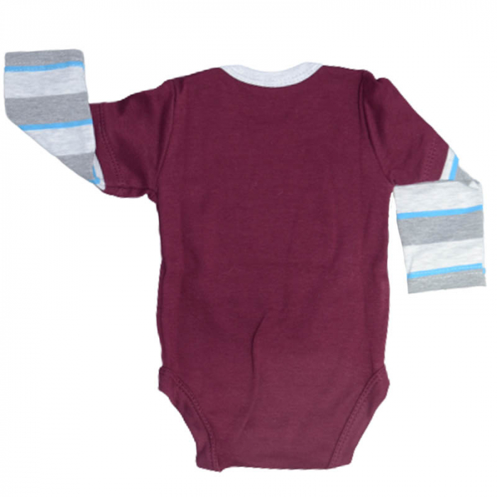Body cu maneca lunga pentru baieti Koala Jumbo 02-484-V, Visiniu [2]