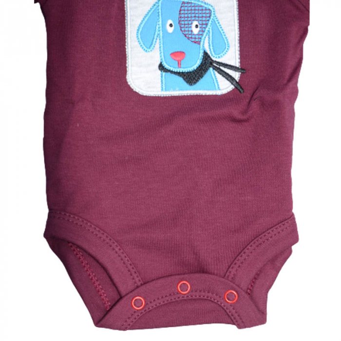 Body cu maneca lunga pentru baieti Koala Jumbo 02-484-V, Visiniu [3]