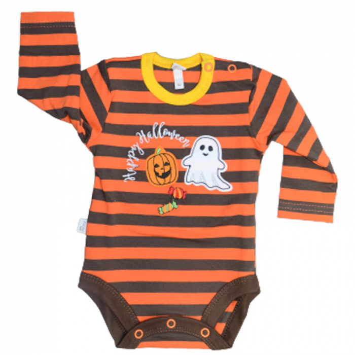 Body cu maneca lunga pentru baieti Koala Jumbo 02-484-P, Portocaliu [1]