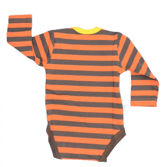 Body cu maneca lunga pentru baieti Koala Jumbo 02-484-P, Portocaliu [2]