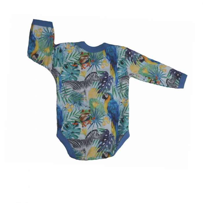 Body cu maneca lunga pentru baieti Koala Madagaskar 08-284_68 cm, Multicolor [2]