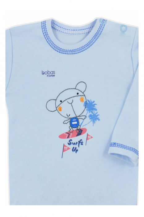 Body cu maneca lunga pentru baieti Koala Samba 3901-AL-80-cm, Albastru [2]