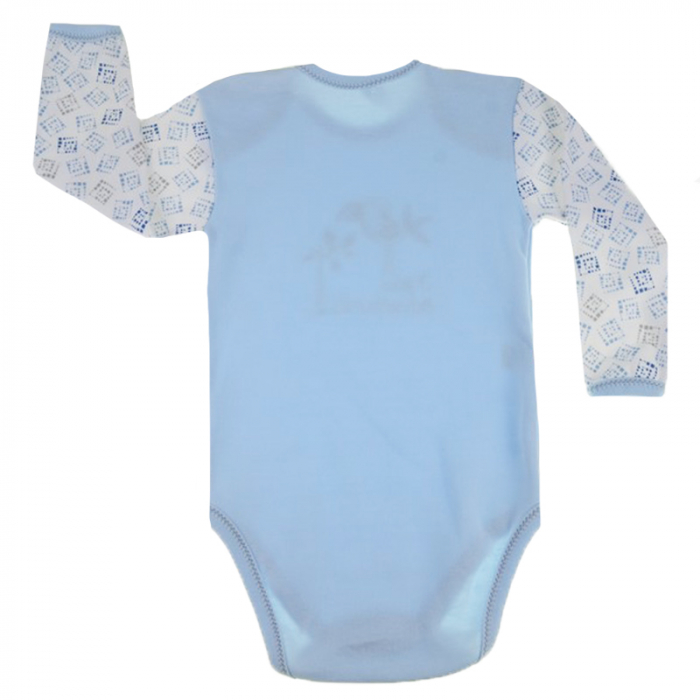 Body cu maneca lunga pentru baieti Koala Tajemniczy Ogrod 04-225A-80-cm, Albastru [3]