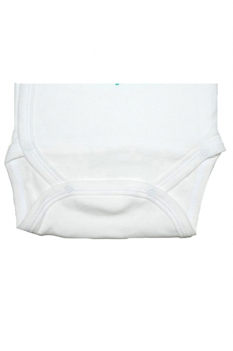 Body cu maneca lunga pentru baieti Mini Bimbi BMBB9-A-74-cm, Alb [2]