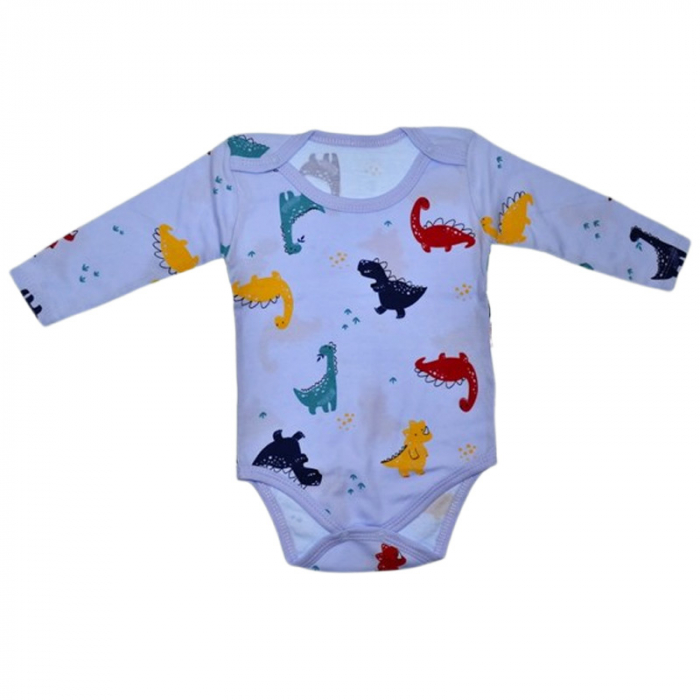 Body cu maneca lunga, pentru baieti, Mini Junior BD2910A, Albastru [1]