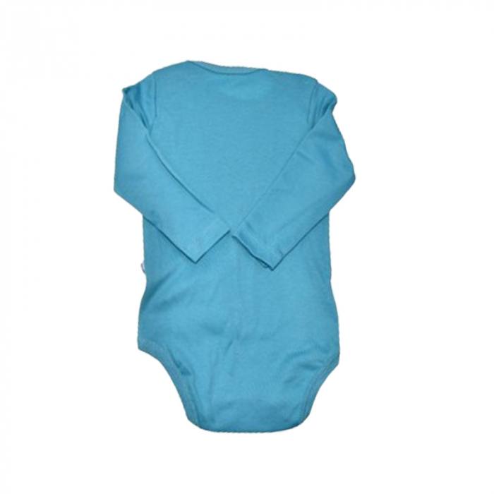 Body cu maneca lunga pentru baieti Mini Junior BDY-16451, Albastru [2]