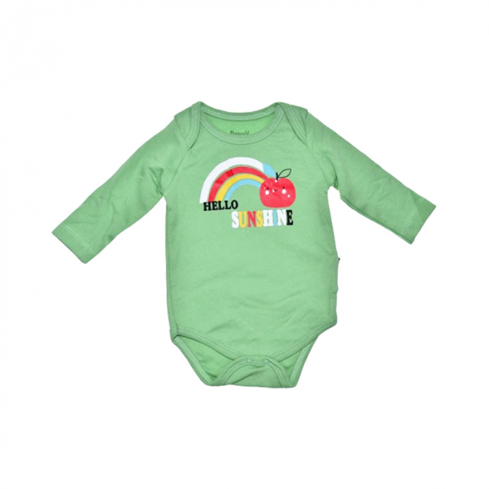 Body cu maneca lunga pentru copii Mini Junior, BDY-16436V, Verde [1]